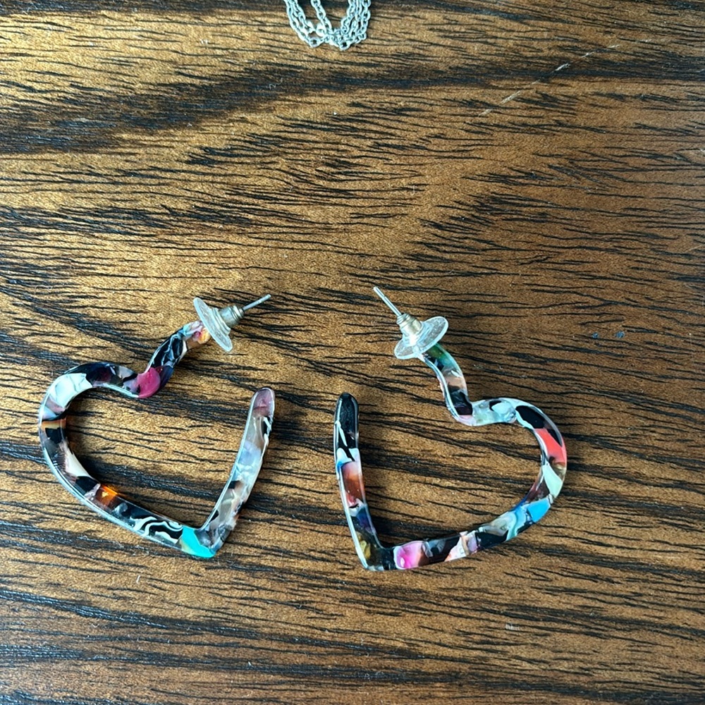 Heart earrings